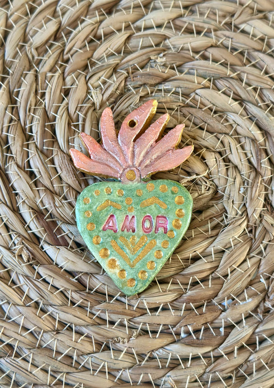 Cœur Ex-voto Artisanal 💚✨
