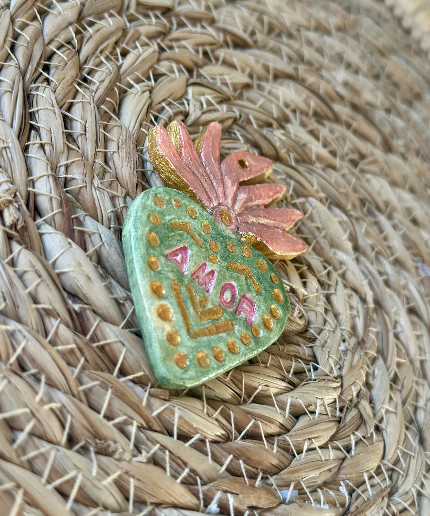 Cœur Ex-voto Artisanal 💚✨